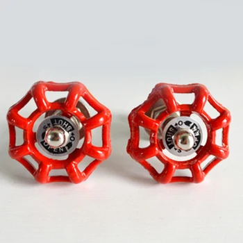 

1PC/Lot DN15 DN20 DN25 Pipe Valve Retro Cast Iron Pipe Accessory industrial Style Valve For Clothes Bag Hanger Wall Hook Valve