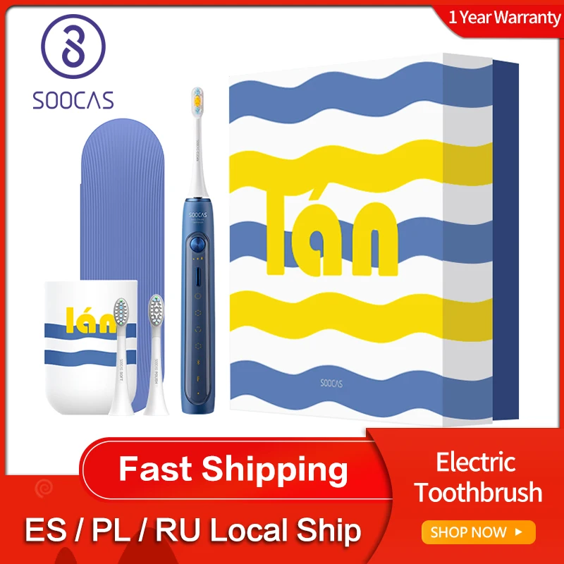 Soocas X5 Sonic Электрический Зубная щётка USB Перезаряжаемые Модернизированный