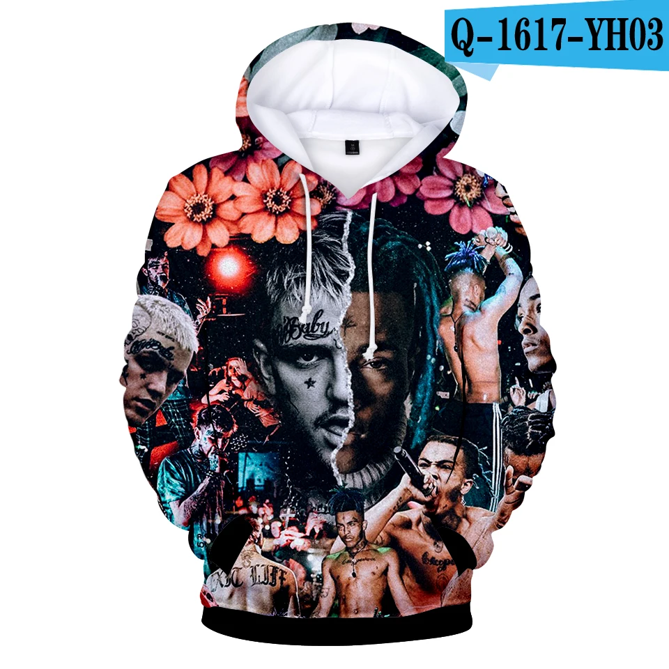 3D Rapper XXXTentacion 3D толстовки для мужчин и женщин Повседневные Удобные толстовки с капюшоном хип-хоп принт Толстовка Harajuku уличная Пара Толстовка - Цвет: 3D