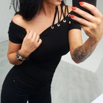 

T Shirt Women Tops Tee Shirt Femme Camisetas Mujer Women t-shirt Summer T Shirts Sexy Off Shoulder Tshirt 2020