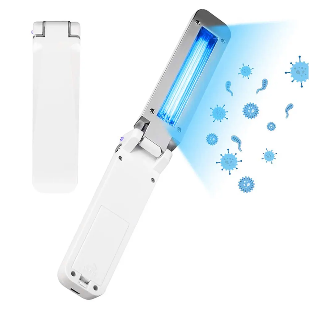 Portable UVC Disinfection Lamp USB Household Personal Care Traveling Hand Folded UVC Germicidal Light Sterilizing Lights