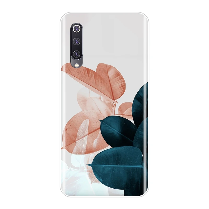 No.1 Чехол для телефона Xiaomi Mi A3 9 SE, мягкий ТПУ эстетический цветок с цветочным рисунком, красивая задняя крышка для Xiaomi Mi 9T 8 PRO, силиконовый чехол - Цвет: No.1