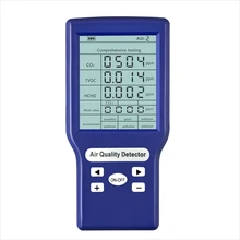 LCD Display CO2 Detector for Home Digital Gas Analyzer Monitor Air Quality Meter Tester Indoor Outdoor Yuhoo Air Quality Monitor