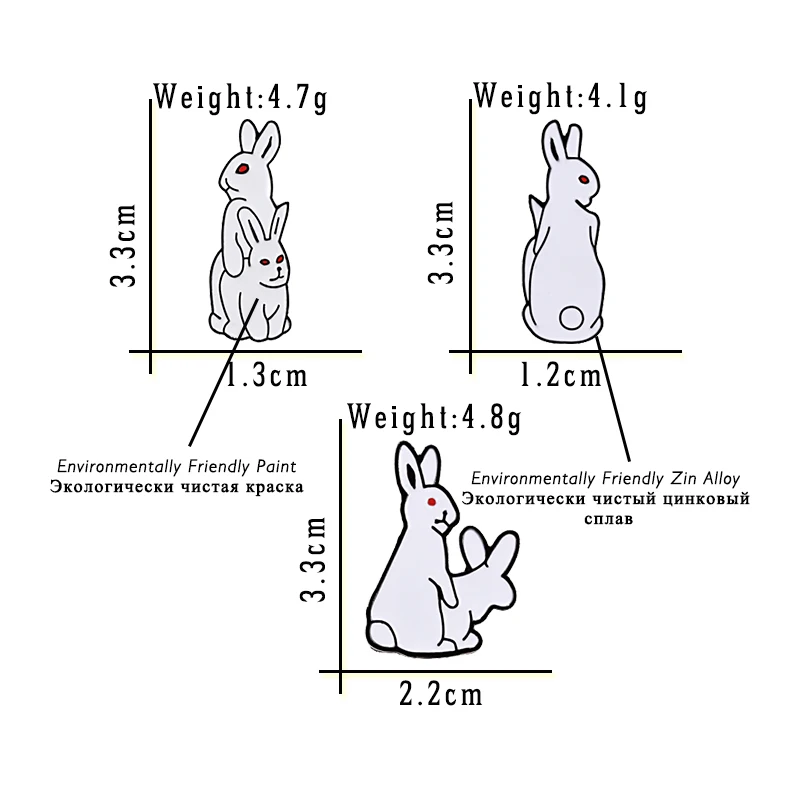 Забавные белые кроличьи лапки, милая мультяшная злая брошь с изображением зайчика, кроличьи заяц Нагрудный значок покрытый эмалью, женские джинсовые куртки с воротником, бейджиковые значки