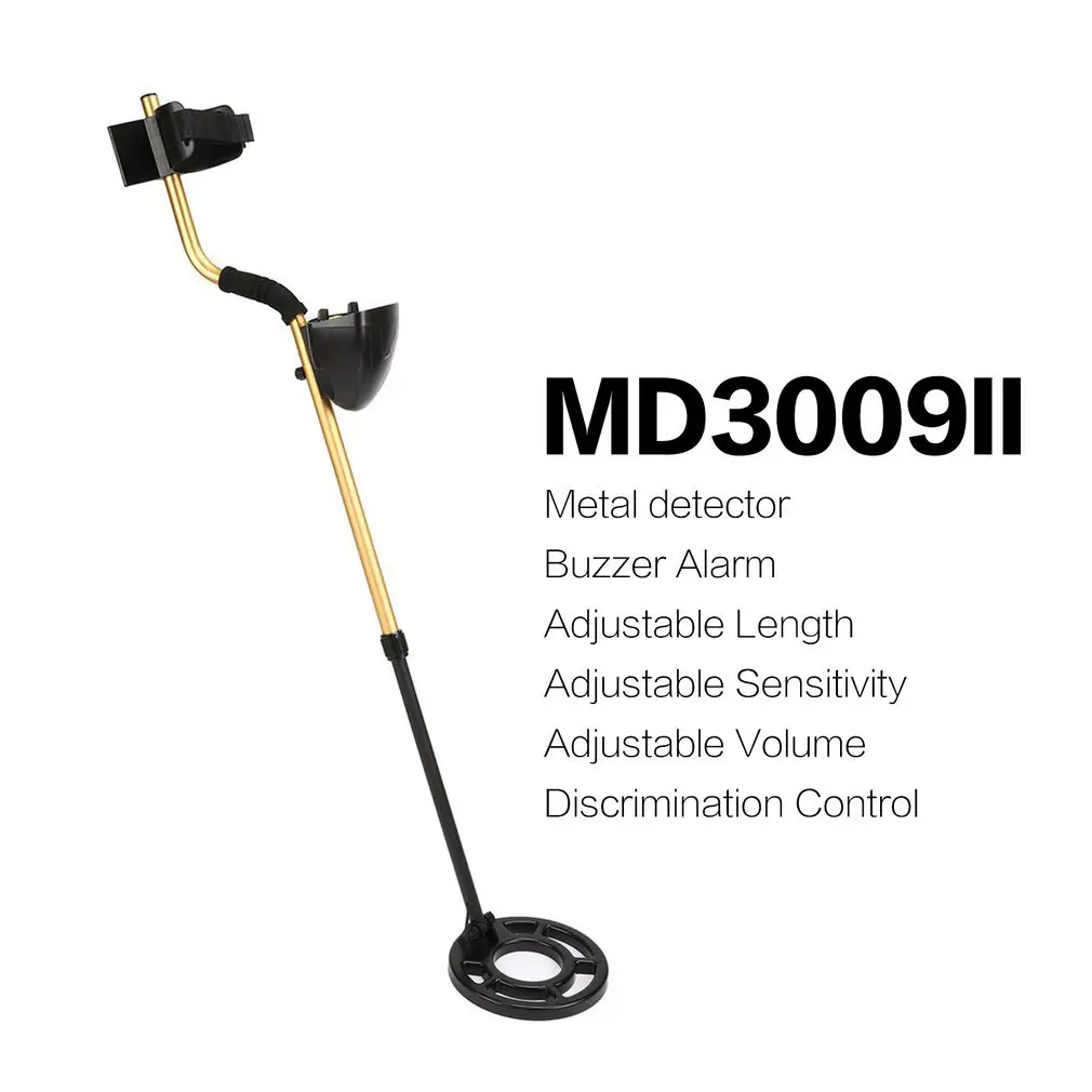 MD3009II профессиональный Подземный металлоискатель ручной Охотник за сокровищами золотоискатель водонепроницаемый чувствительный регулируемый