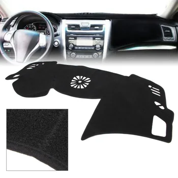 

Black Auto Dash Mat Dashboard Cover Dashmat For Nissan Altima Teana L33 2013 2014 2015 2016 2017 2018 LHD