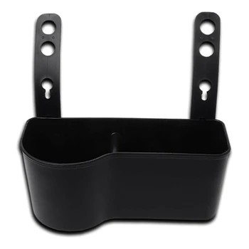 

Convenient Durable Removal Car Headrest Beverage, Food, Smart Phone Tray Holder(Black)