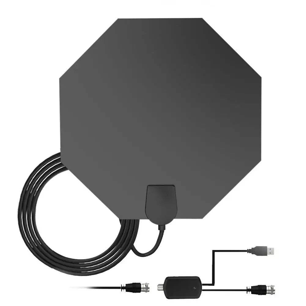 Внутренняя усиленная антенна 4K цифровая HDTV антенна ТВ коробка ТВ антенна HD ТВ антенна ТВ сигнал антенна приемника