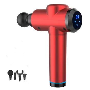 

Fascia Massager Gun Relaxing Muscle Electric Impact Grab Massage Gun Fitness Stick Deep Vibration Massageador Corporal 6 Heads
