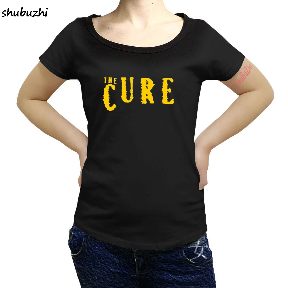 Новинка Женская футболка с коротким рукавом The Cure рок-группы Размер Повседневная