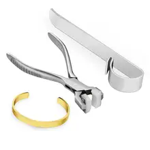 Cuff Bangles Making Tools Set Plier Curved Stainless Steel Materials Mater Machine Easily Bend the Bracelet Jewelry Making