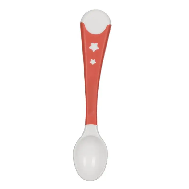 2pcs Bendable Baby Spoon Fork Set Infant Feeding Tableware with Storage Box