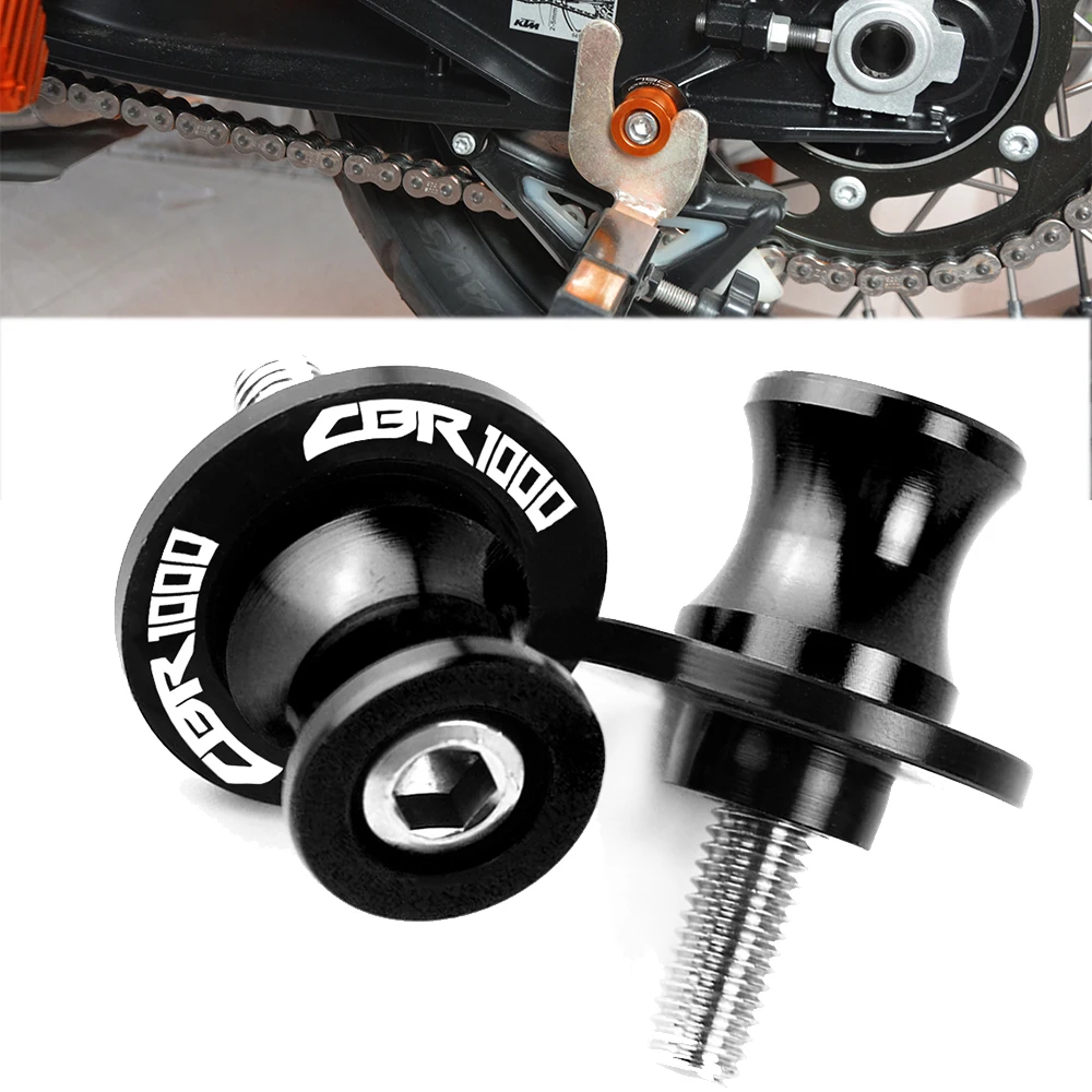 

8MM For Honda CBR 1000 CBR1000 CBR 2004-2011 2005 2006-2009 Motorcycle Accessories M6 Swingarm Spools Slider arm Stand Screws