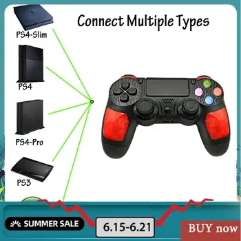 

Super Power Bluetooth Wireless Controller for PS4 PS3 Remote Control Joystick with Six-axis Micro USB Multi-Touch Clickable