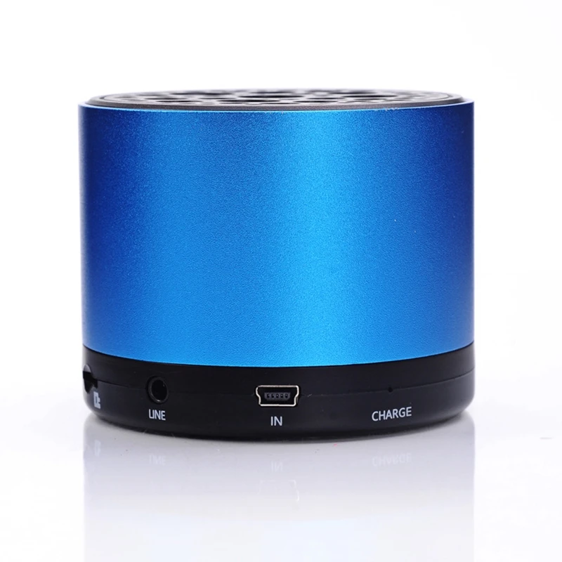 Портативный Bluetooth говорящий радиоприемник наружный мини динамик синий