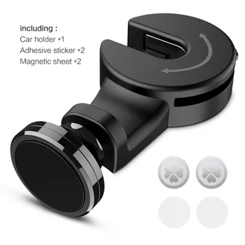 

Mobile Phone Tablet Stand Car Back Seat Holder For Mini Ipad Phone Bracket Multi Function Car Hook Rotatable Magnetic Base -