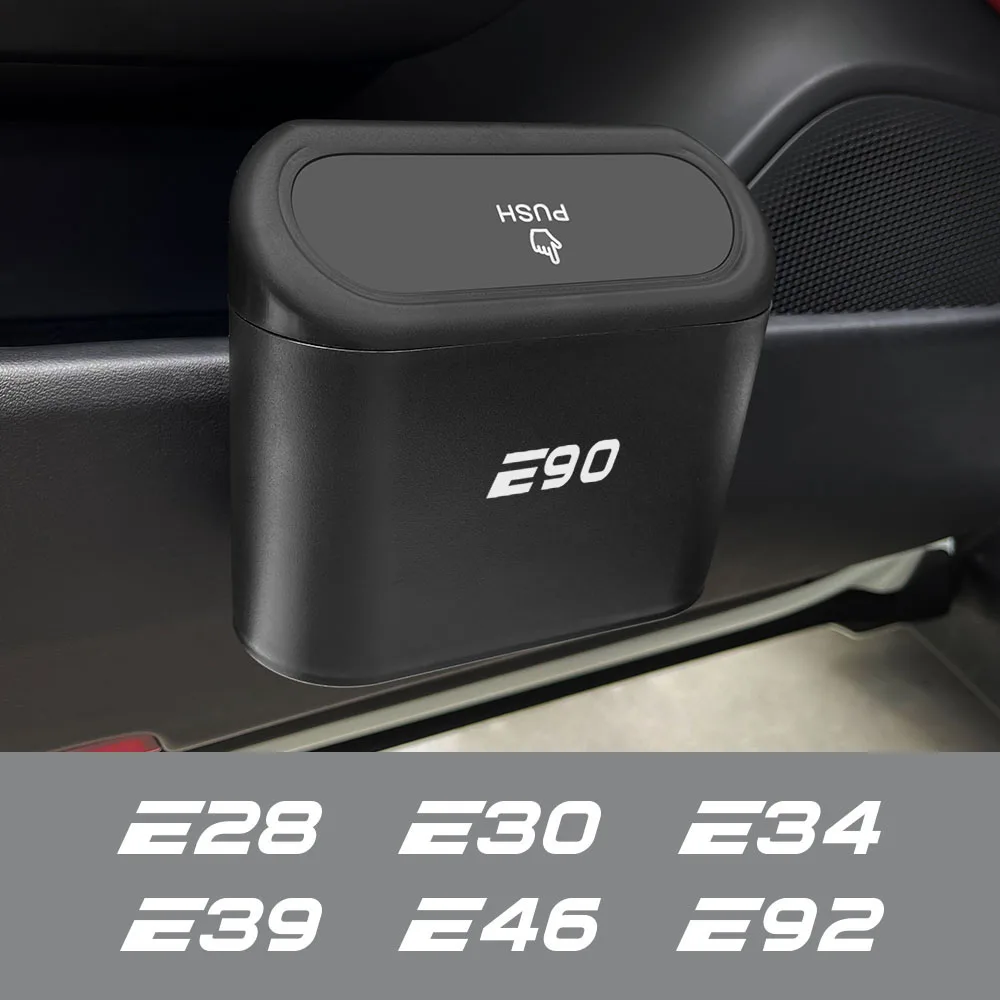 휴대용 자동차 쓰레기통 걸이식 쓰레기 정리정돈, BMW E46 E90 E60 E39 E36 E92 E87 E70 E91 E53 E30 E34 E28 E61 E62 E93
