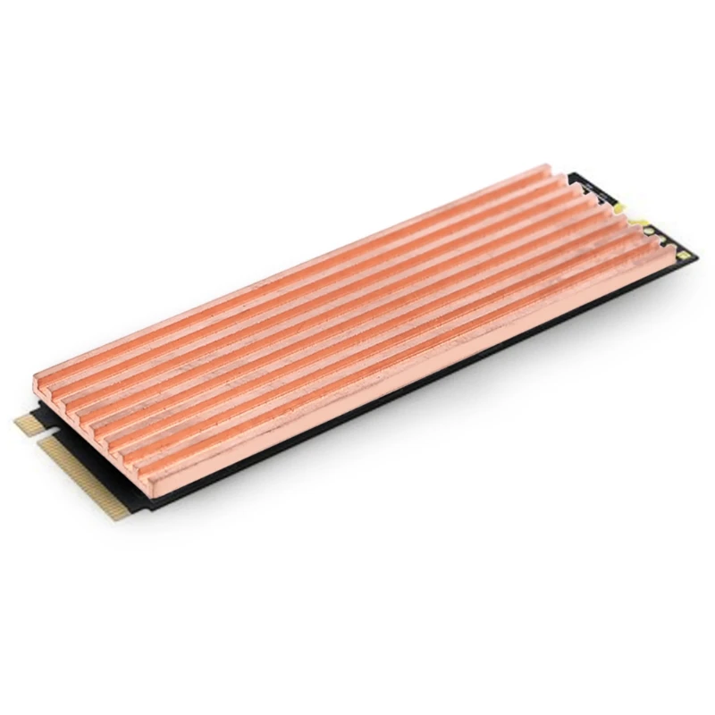 2mm/ 3mm/ 4mm Pure Copper Heatsink Cooler Heat Sink Thermal Conductive Adhesive for M.2 2280 PCI-E NVME SSD ssd heatsink