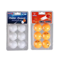 Table Tennis Balls Table Tennis Sets 6pcs Ping Pong Balls for Racing Training