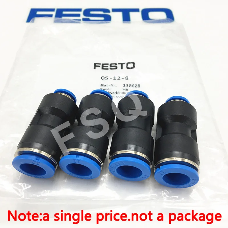 Festo Festo QS pneumatic fittings 4pk straight coupler QS 10-8 