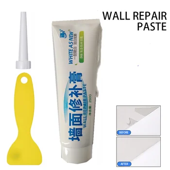 

250g Wall Repairing Ointment Universal Mending Paste Repair Cream Grout Beautiful Sealant for Cracked Peeled Holes Wall+Scraper