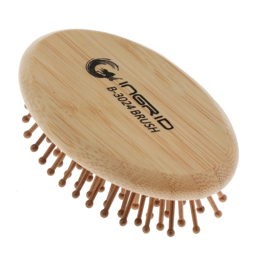 Antistatic Detangling Paddle Hair Brush Travel Oval Compact Hairbrush For Women