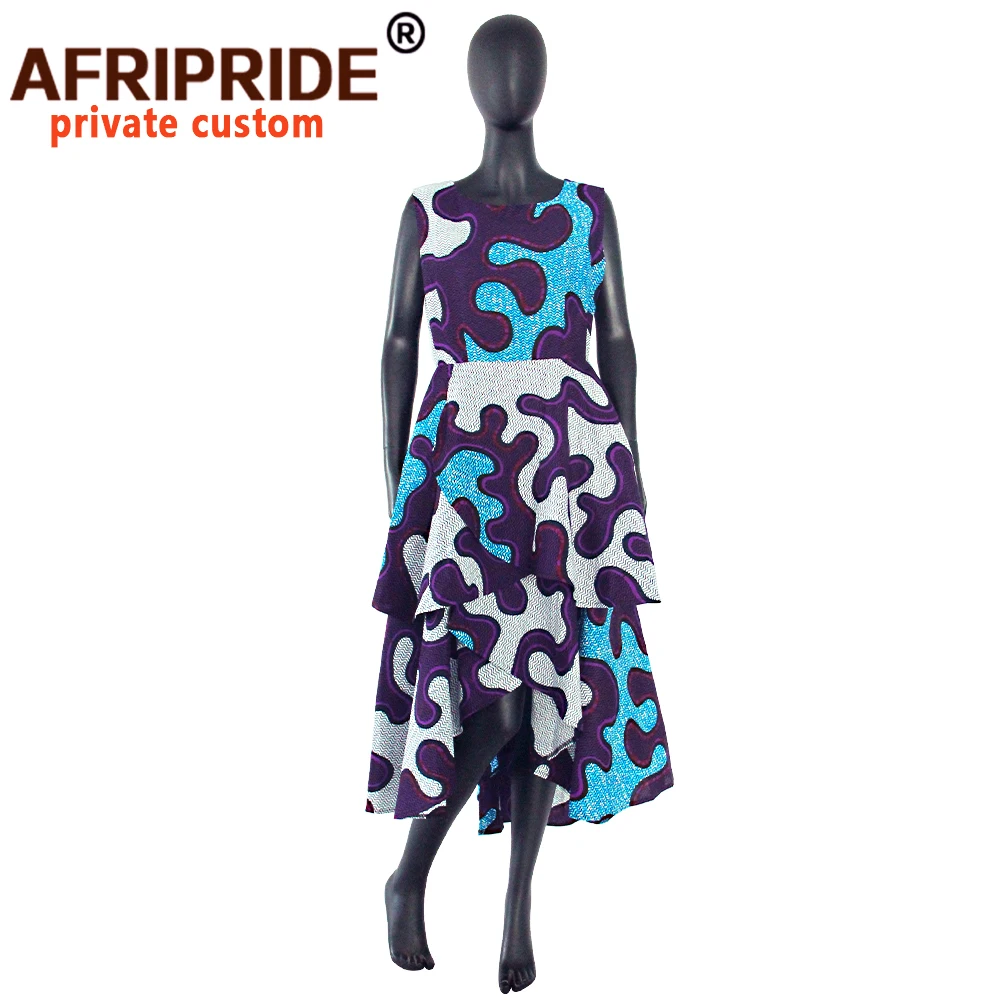 Горячая Распродажа Африканское платье для женщин AFRIPRIDE private custom без рукавов