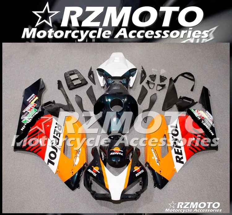 ABS мотоцикл обтекатель комплект для HONDA CBR1000RR 2004-2005 год кузов литья под давлением Магазин № 1320