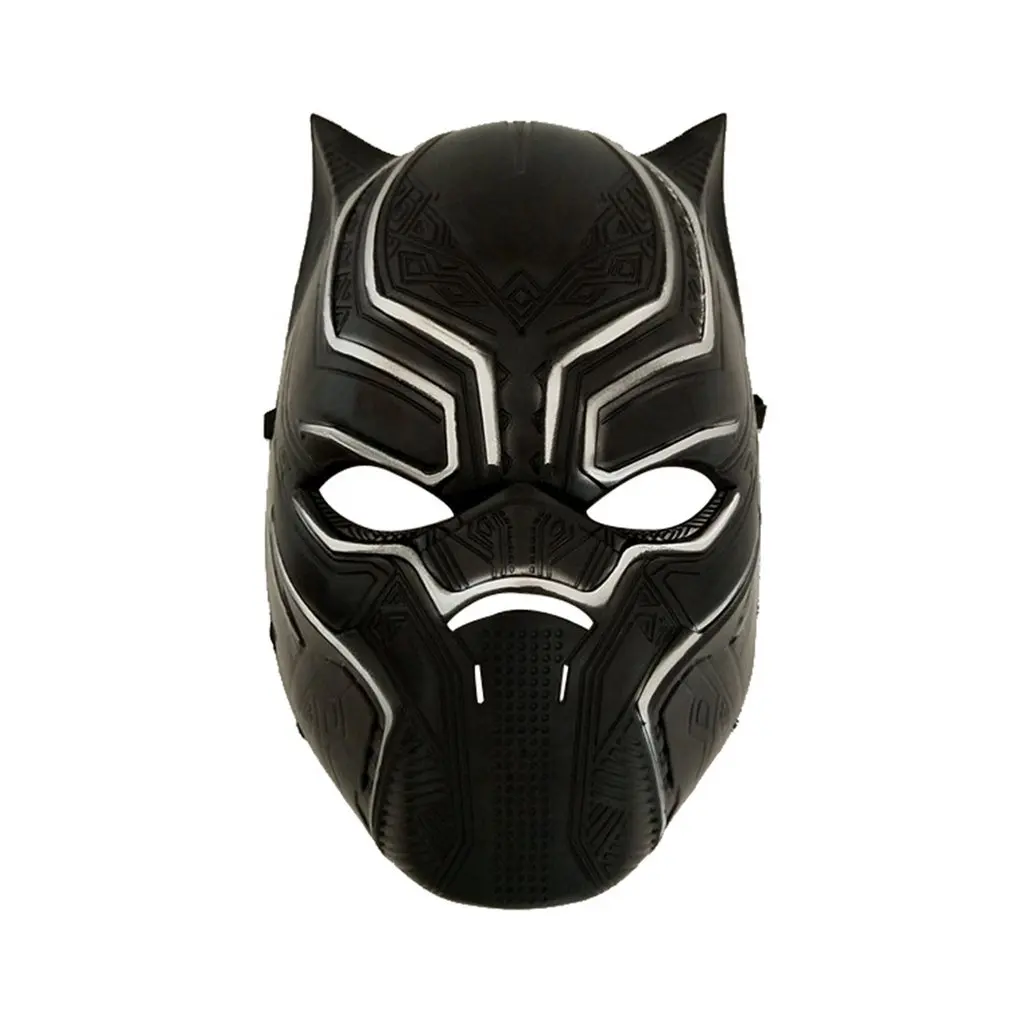 

For Rubie's Costume Men's Captain America Civil War Black Panther Overhead Latex Mask