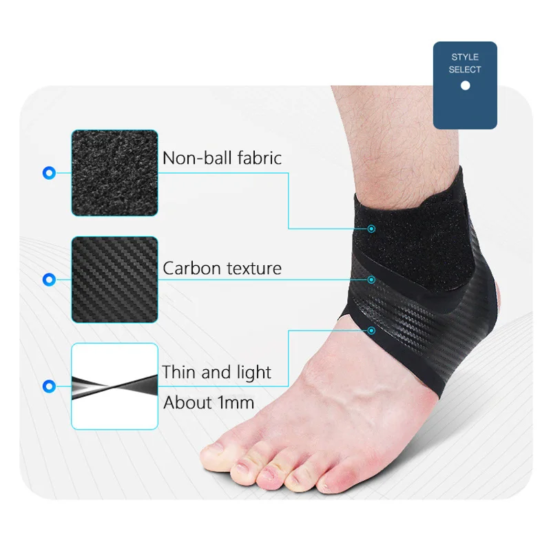 Спортивная поддержка лодыжки нейлоновая повязка под давлением безопасность бег