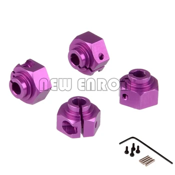 

NEW ENRON 4PCS Aluminum 12MM Hex Drive Adaptor Nut FOR HPI NITRO MT2