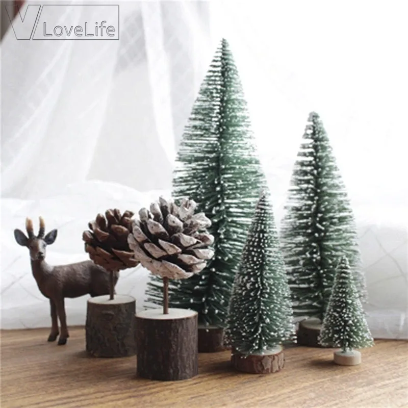 5 шт. 12,5 см DIY Мини белая Новогодняя Рождественская елка arbol de navidad рождественские украшения для домашнего деревенского домашнего декора