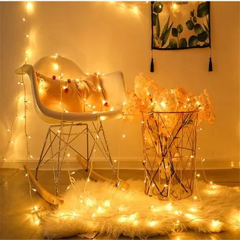 

100LED 10M String Light Christmas/Wedding/Party Decoration Lights garland AC 110V 220V outdoor Waterproof led lamp 9 Colors led