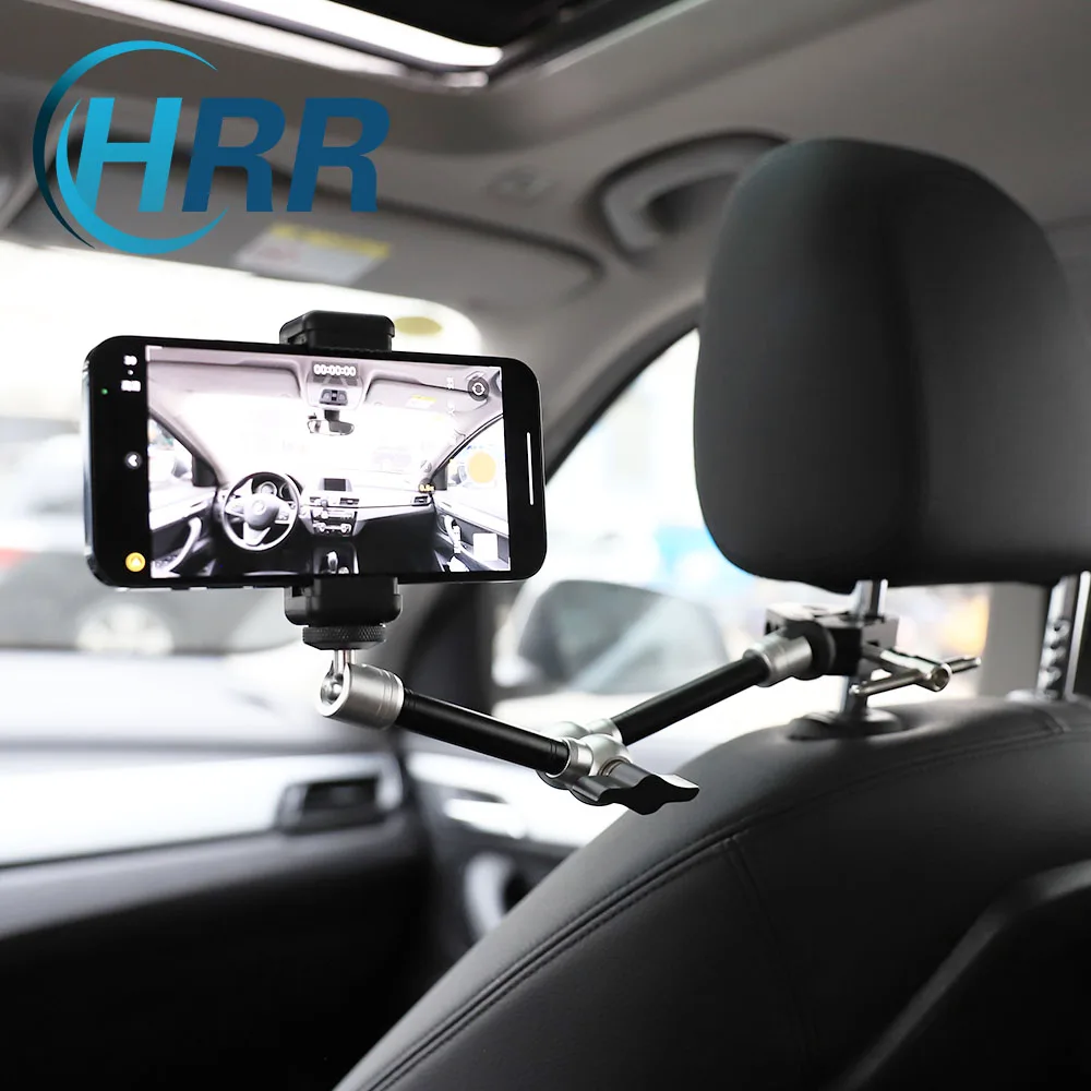 phone holder for car Car Phone Bracket Seat Mount for Iphone Samsung GoPro Action Cameras Accessories First Person Video Tiktok Shoot Clip Holder adjustable phone stand