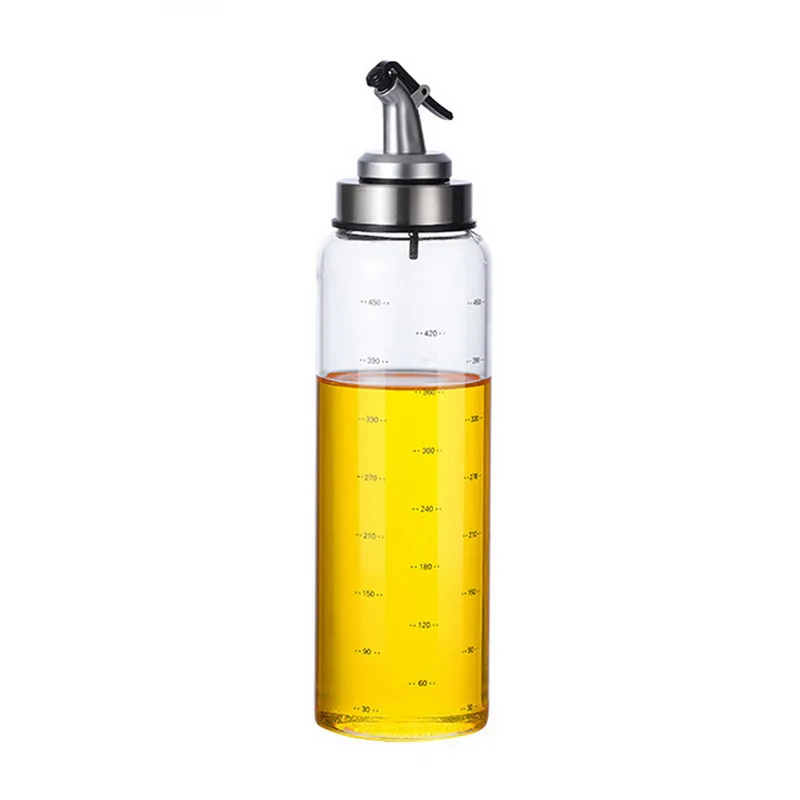 500ml Маслораспределительное устройство приправа бутылка дозатор соуса бутылка Кухня Пособия по кулинарии инструменты стеклянная бутылка для хранения для масла уксус 200/300/500 мл - Цвет: 500ml