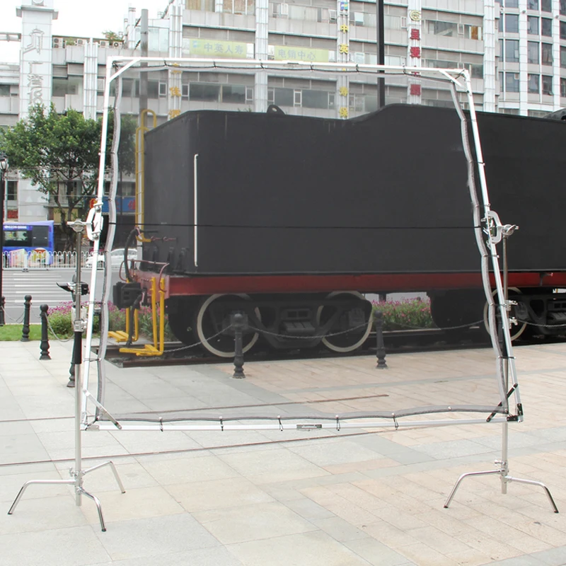 

5 футов × 7 футов 8 футов × 8 футов 12 футов × 12 футов одиночная черная сетка и фиксированная веревка для студийной камеры видеокамеры Фото Видео ND сетка