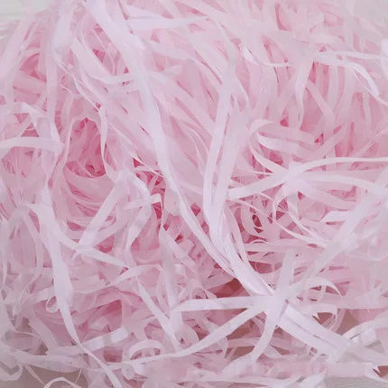 20/50g Paper Raffia Candy Boxes DIY Gift Filling Box Filler Material Colorful Shredded Crinkle Wedding Marriage Party Decoration U
