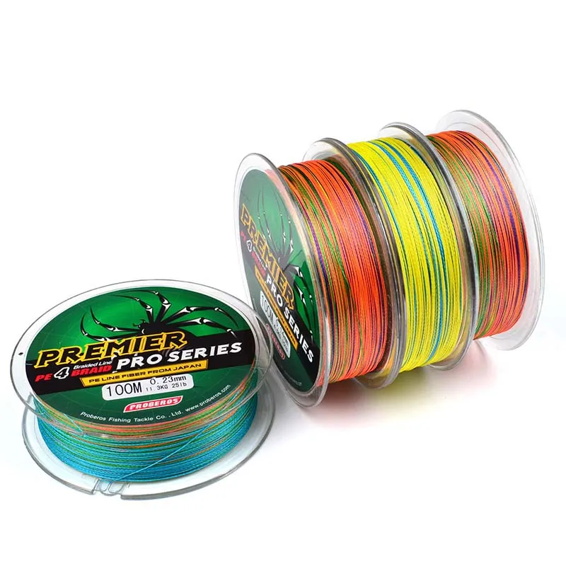 POETRYYI 100M 4 Strands PE Braided Fishing line Japan Multifilament Super  Power Fishing Lines Multi-filament Fish Line Rope Cord