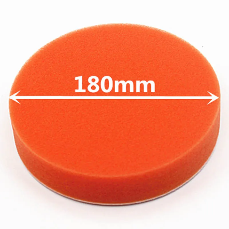 10Pc 180Mm 7 inch Flat Sponge Gross Polishing Buffing Pad Kit for Car Polisher Clean Waxing Auto Paint Maintenance Care