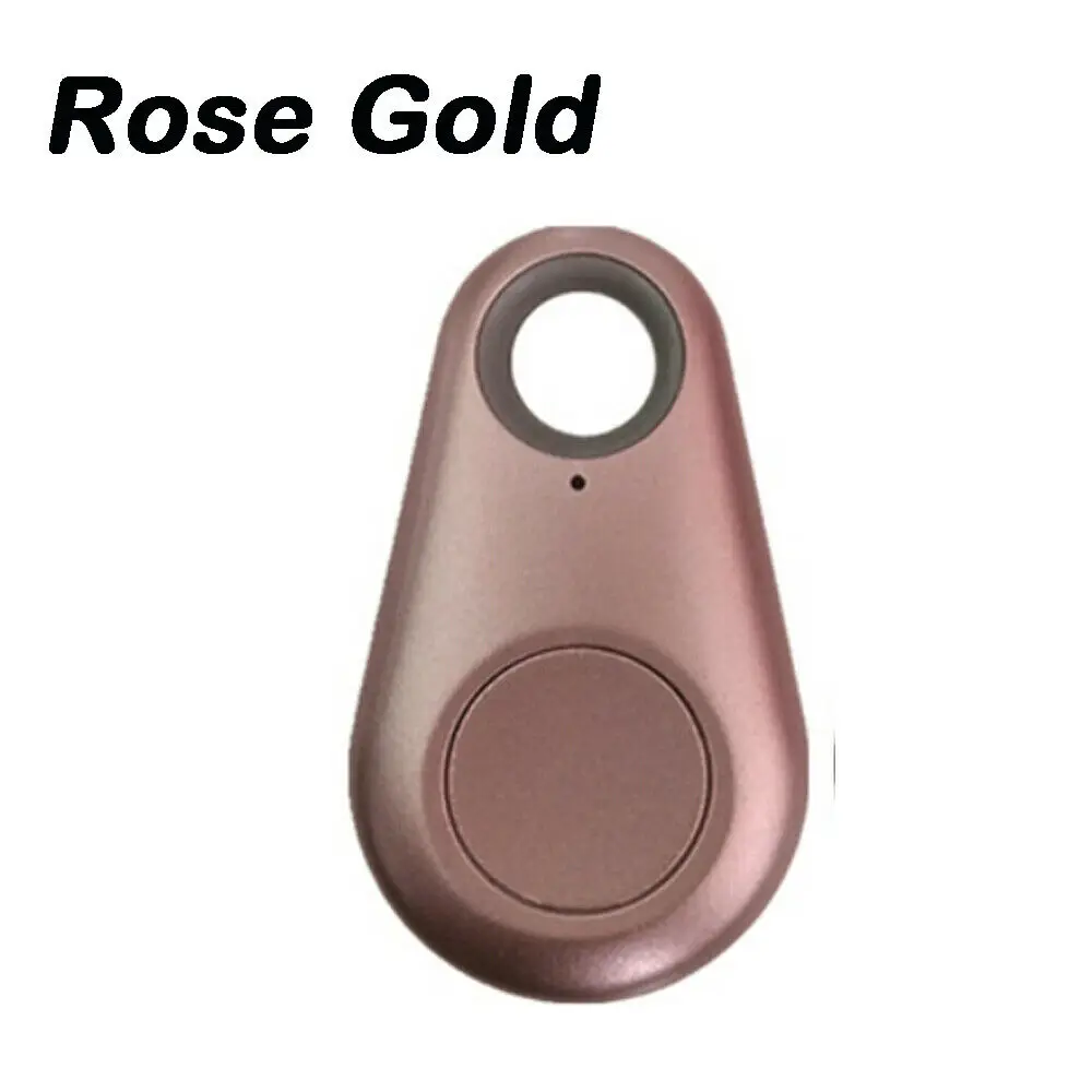 Rose Gold Bluetooth Домашние животные Смарт мини gps трекер анти-потеря записи устройства слежения трекеры Finder оборудование для собак кошка ключи кошелек сумка - Цвет: Rose Gold