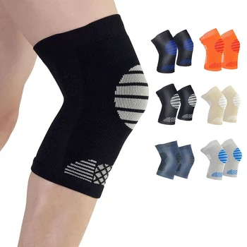 

1 Pair Elastic Knee Pads Nylon Sports Fitness Kneepad Fitness Gear Patella Brace Running Basketball Volleyball Support