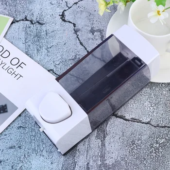 

350ml Press Pump Soap Dispenser Hand Sanitizer Bottle Wall-Mounted Shower Gel Box White (Single Nozzle)