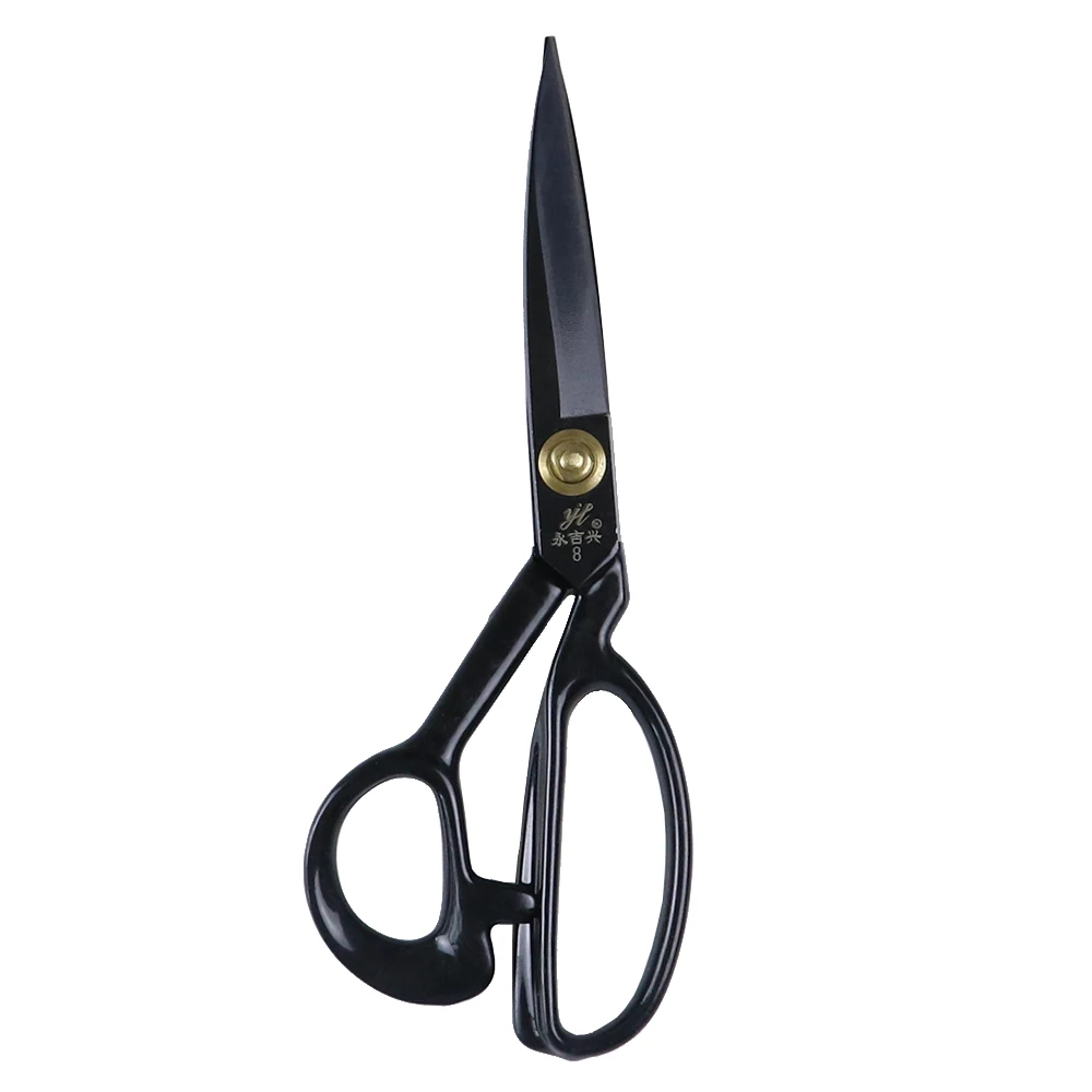 Ножницы из нержавеющей стали длиной 20 см Черные ножницы для швейных изделий
