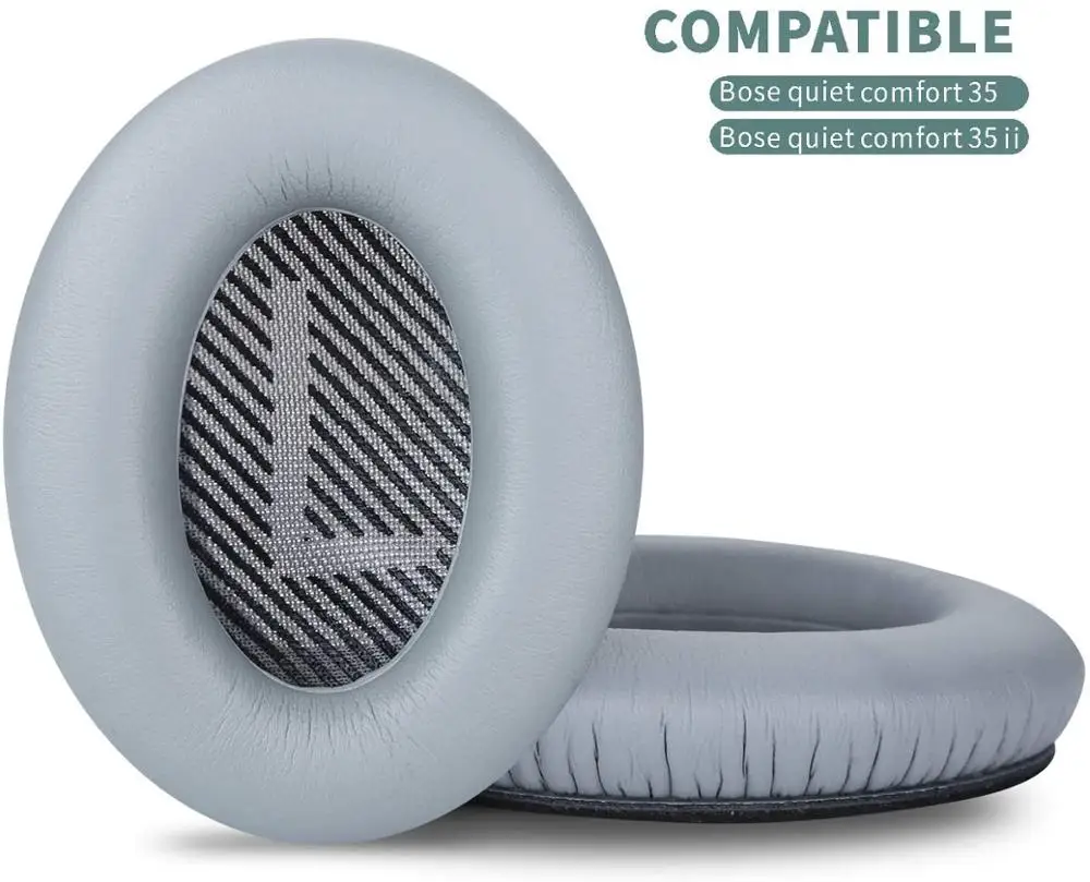 Сменные амбушюры qc35 для наушников Bose Тихий комфорт 35 совместимы с тихим чехлом Comfort ii (серый)|Аксессуары