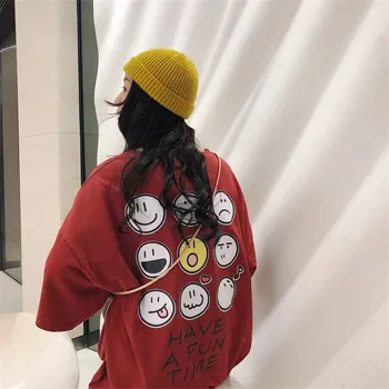 

Summer Funny Printed Female Tshirt Loose Kawaii Ladies Women Streetwear Girls Casual White Short Sleeve Black Students Tops