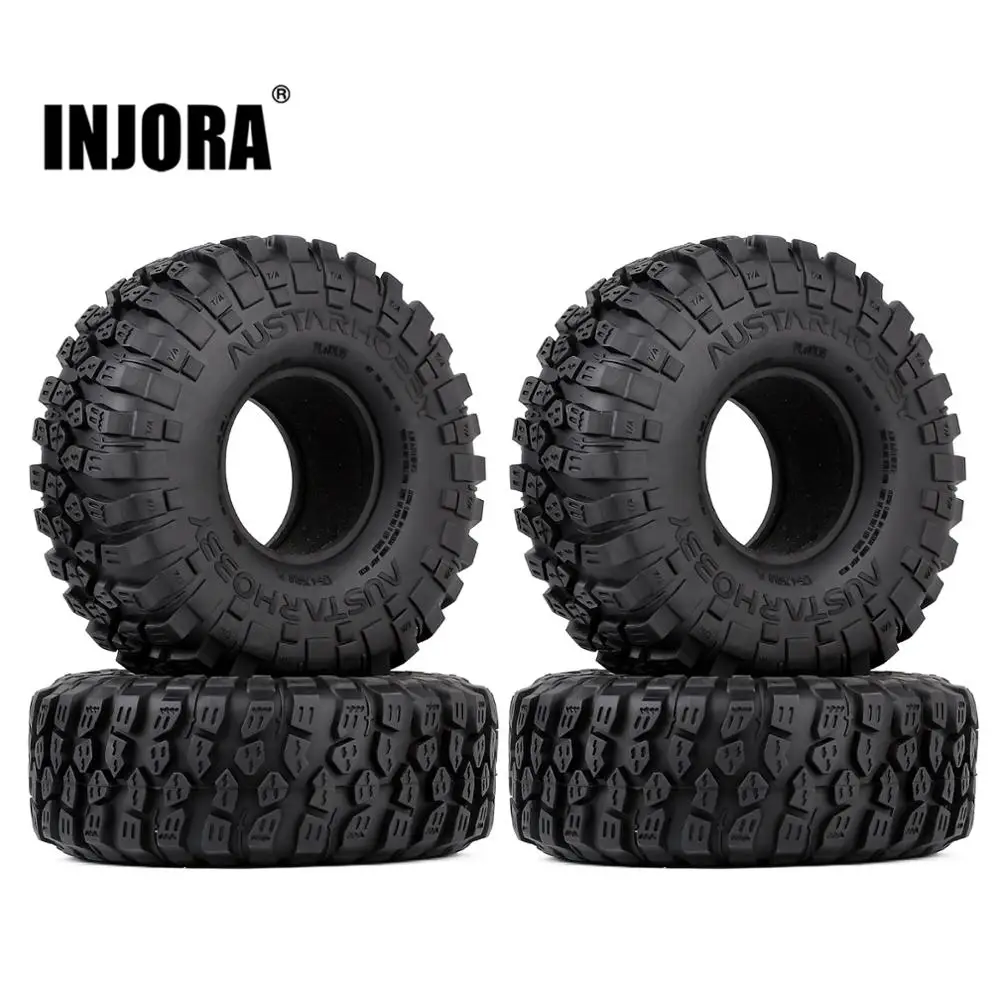 Rueda De Coche 1/10, 4 Unidades, Llantas De Goma Crawler Rc
