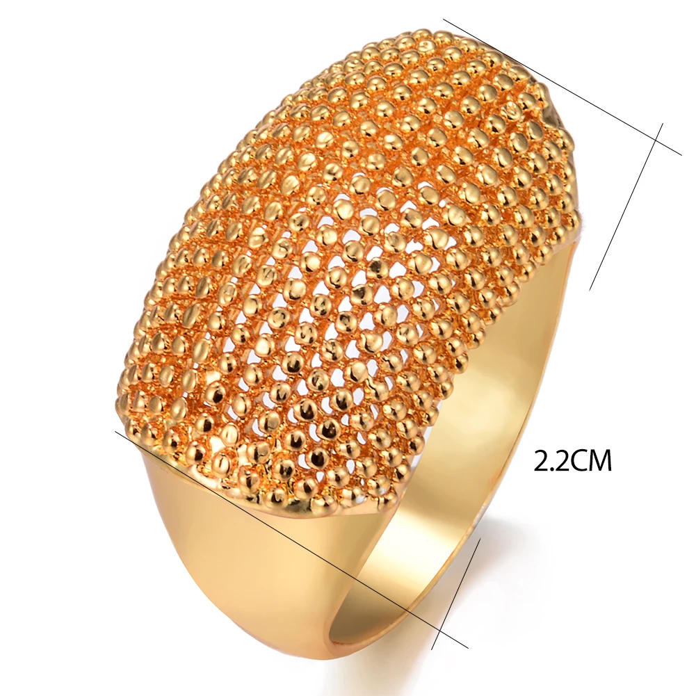 Wando Ethnic epiecia 24k золотые свадебные кольца для мужчин и женщин уникальный дизайн Дубай женские свадебные кольца рождественские украшения