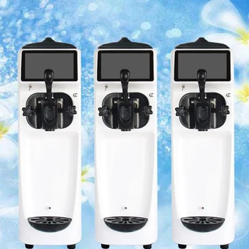

Commercial vertical soft ice cream machine 220V / 100v vertical ice cream intelligent stainless steel soft ice cream machine