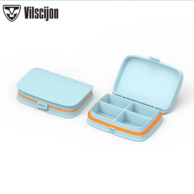 

Portable Pill Box Large Capacity Seal Travel Drug Storage Box Dispensing Mini Multi-Function Small Storage Box Vilscijon U023