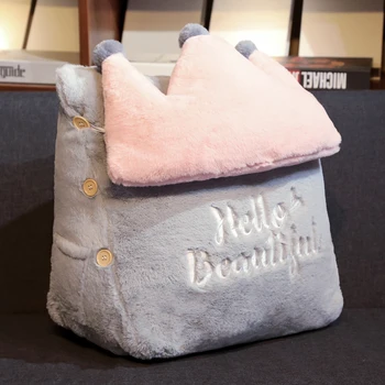 

Cotton Triangle Back Cushion for Sofa Nordic Pillow Kids Cushion Large Size Mediterranean Zabuton Room Decor for Adults DD60KD